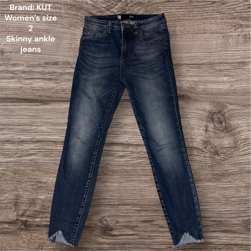 KUT Connie high rise skinny ankle jeans  sz 2